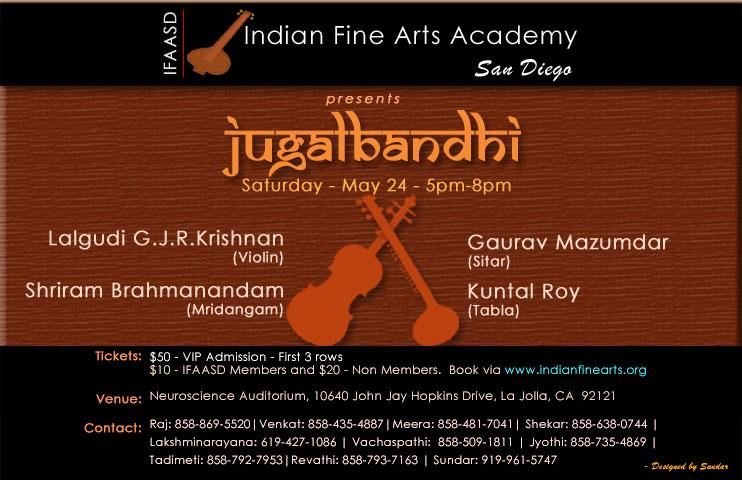 IFAASD Jugalbandhi Invite